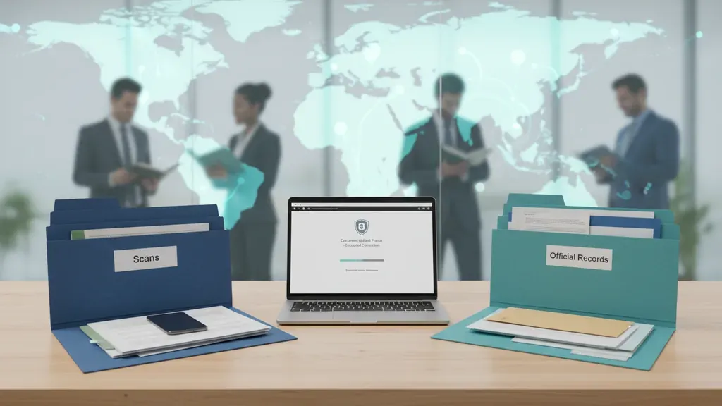 Provisional credential evaluation compared with official records